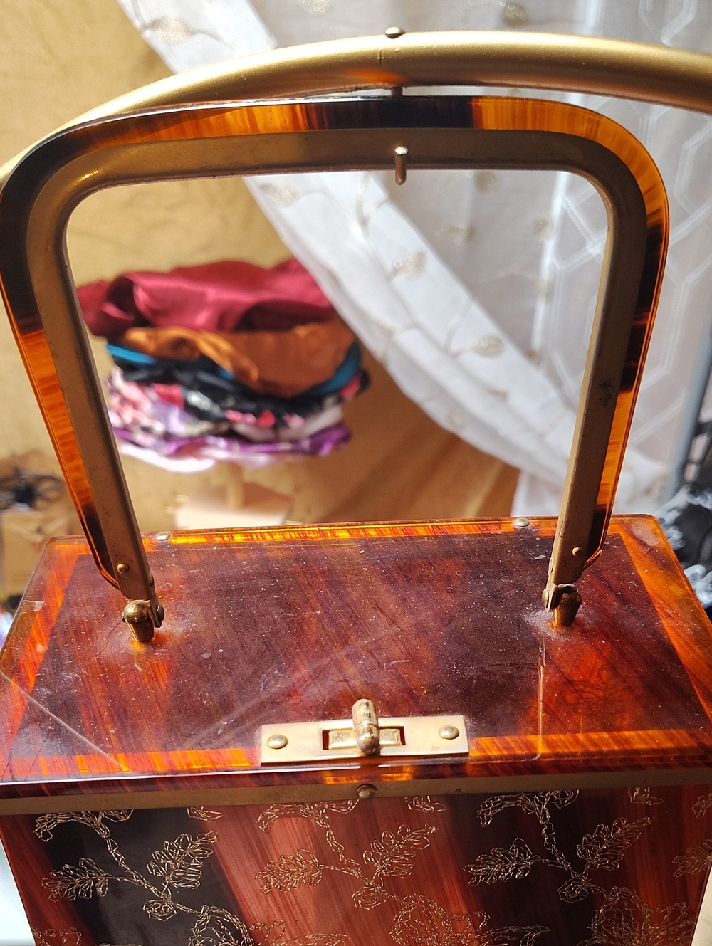 Japanese butterfly box purse - Picture 4 of 8